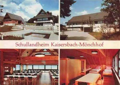 AK / Ansichtskarte  Moenchhof_Kaisersbach Schullandheim Speisesaal Schlafraum