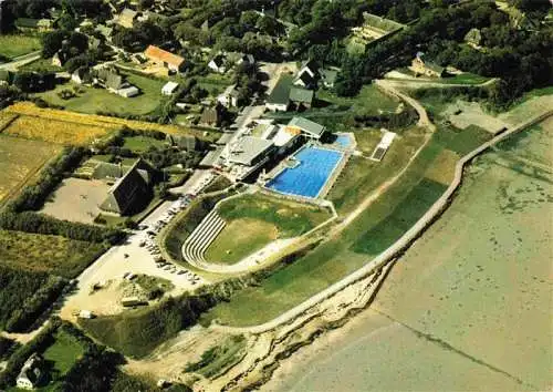 AK / Ansichtskarte  Keitum_Sylt Meerwasserschwimmbad Fliegeraufnahme