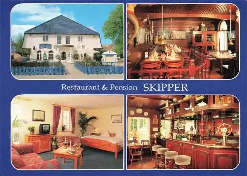 AK / Ansichtskarte 73967229 Zingst_Ostseebad Restaurant Pension Skipper Gastraeume Bar