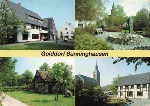 AK / Ansichtskarte 73967244 Suenninghausen Gasthof Nienaber Kirchplatz Kirche