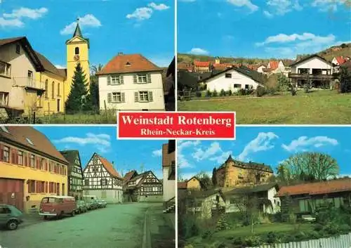 AK / Ansichtskarte  Rotenburg_Fulda Kirche Ortspartien Schloss