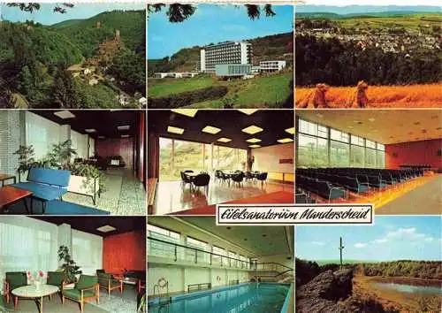 AK / Ansichtskarte  Manderscheid_Eifel Eifelsanatorium Gast und Aufenthalsraeume Hallenbad