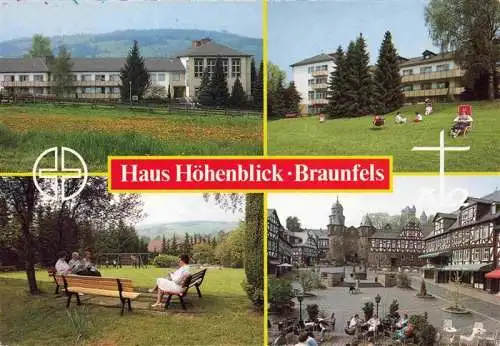 AK / Ansichtskarte 73967288 Braunfels Haus Hoehenblick Park Gartenterrasse