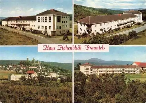 AK / Ansichtskarte  Braunfels Haus Hoehenblick Panorama Teilansichten