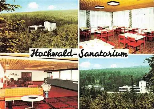 AK / Ansichtskarte 73967312 Weiskirchen_Schwarzwald Hochwald Sanatorium Gastraeume Panorama