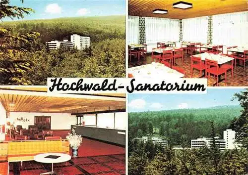 AK / Ansichtskarte  Weiskirchen_Schwarzwald Hochwald Sanatorium Gastraeume Panorama