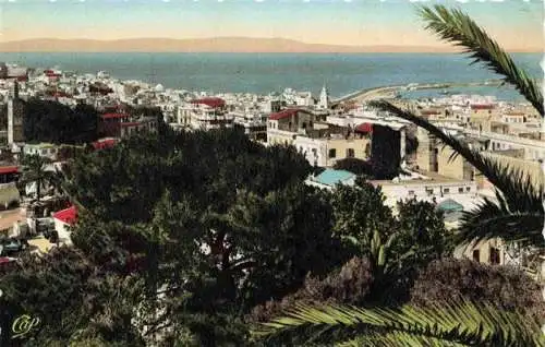 AK / Ansichtskarte 73967365 Tanger_Tangier_Tangiers_Maroc Vue générale sur le détroit prise de la Villa de France