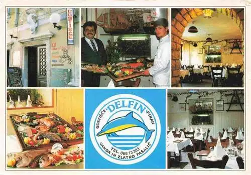 AK / Ansichtskarte 73967384 Piran_Istria_Slovenia Gostisce Trattoria Delfin Restaurant