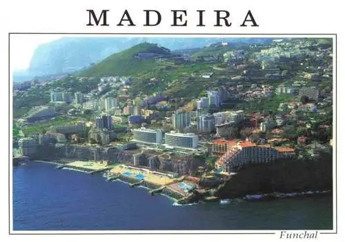 AK / Ansichtskarte 73967459 Funchal_Madeira_PT Fliegeraufnahme