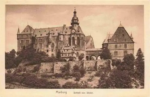 AK / Ansichtskarte  MARBURG__LAHN Schloss von Sueden