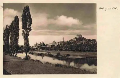 AK / Ansichtskarte  MARBURG__LAHN Panorama Schloss