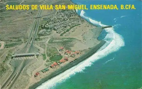 AK / Ansichtskarte 73967538 Ensenada_Mexico San Miguel Village Aerial view