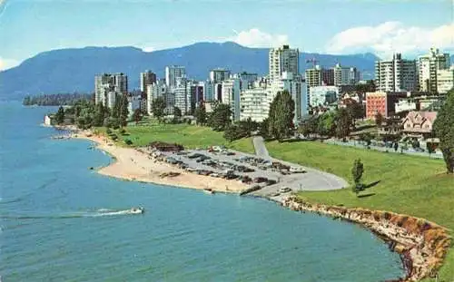 AK / Ansichtskarte 73967546 VANCOUVER_BC_Canada Sunset Beach and Apartments Fliegeraufnahme
