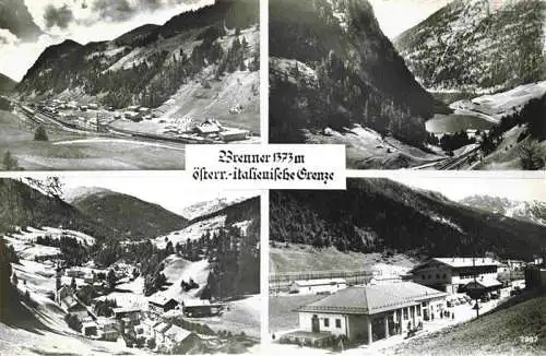 AK / Ansichtskarte 73967557 Brenner_Brennero_Suedtirol_IT oesterreichisch_italienische Grenze Panorama