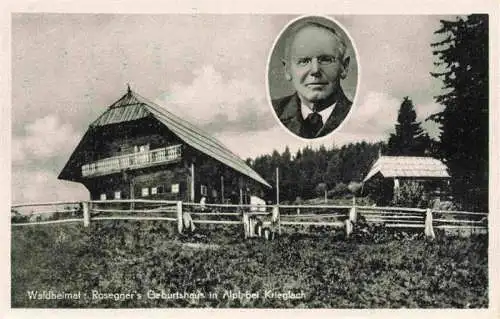 AK / Ansichtskarte  Krieglach_Steiermark_AT Waldheimat Roseggers Geburtshaus in Alpl