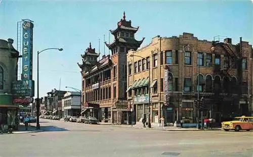 AK / Ansichtskarte 73967594 CHICAGO__Illinois_USA The Chinese Temple