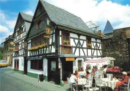 AK / Ansichtskarte 73967620 Bacharach_Rhein Alte Muenze Café Restaurant