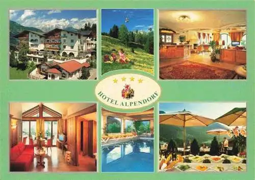 AK / Ansichtskarte 73967639 Sankt_Johann_Pongau_AT Hotel Alpendorf Restaurant Foyer Terrasse Hallenbad