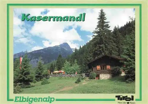 AK / Ansichtskarte 73967657 Elbigenalp_Lechtal_Tirol_AT Kasermandl Huette