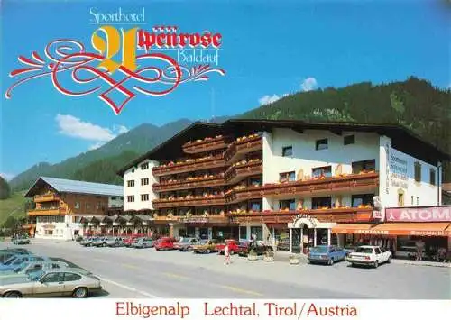 AK / Ansichtskarte 73967659 Elbigenalp_Lechtal_Tirol_AT Sporthotel Alpenrose