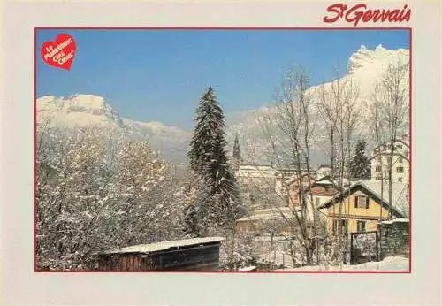 AK / Ansichtskarte  St-Gervais_-les-Bains_74_Haute-Savoie Vue sur l'Aiguille de Varan Alpes en hiver
