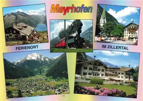 AK / Ansichtskarte 73967666 Mayrhofen_Zillertal_AT Olpererhuette Schlegeis-Stausee Zillertalbahn Ortsmotive Gruenberg Alpen