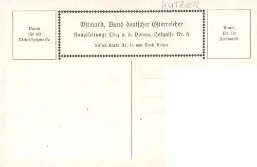 AK / Ansichtskarte  Kutzer_Ernst_Kuenstlerkarte Nr.8 Kinder Schnee Adalbert Stifter