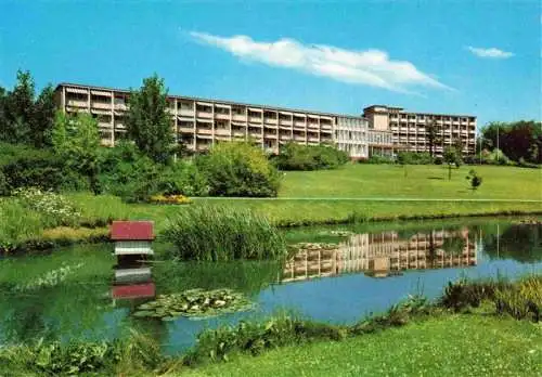 AK / Ansichtskarte  Bad_Rothenfelde Sanatorium Teutoburger Wald Teich