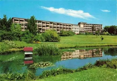 AK / Ansichtskarte  Bad_Rothenfelde Sanatorium Teutoburger Wald Teich