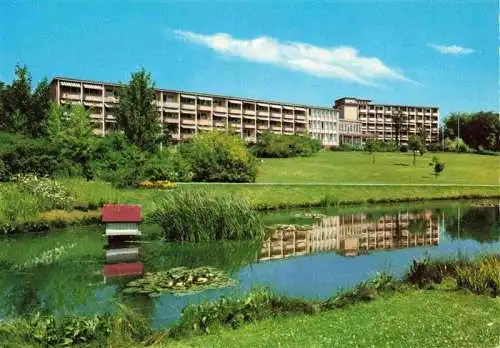 AK / Ansichtskarte  Bad_Rothenfelde Sanatorium Teutoburger Wald Teich