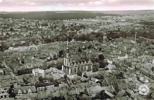 AK / Ansichtskarte  WOLFENBueTTEL Fliegeraufnahme mit Kirche 