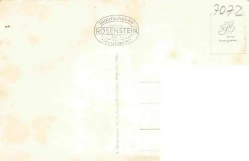 AK / Ansichtskarte  Heubach__Wuerttemberg Waldschenke auf dem Rosenstein Panorama Hoehle