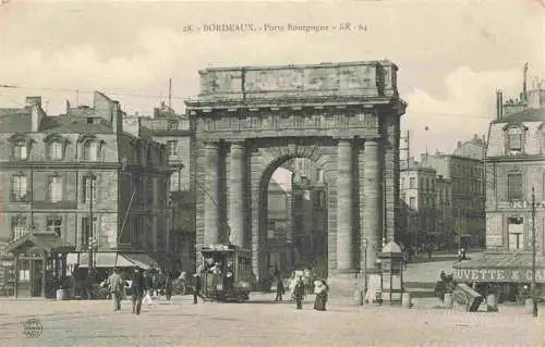 AK / Ansichtskarte  Strassenbahn_Tramway-- Bordeaux Porte Bourgogne