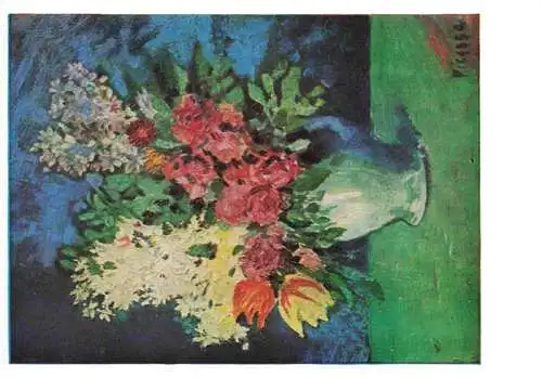 AK / Ansichtskarte 73967980 Picasso_Pablo_Kuenstlerkarte Flowers Oil on canvas
