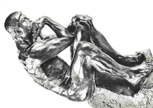 AK / Ansichtskarte 73968025 Rodin_Auguste_Skulpturen Le Penseur Bronze
