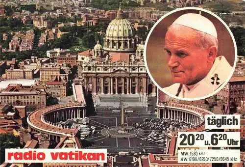 AK / Ansichtskarte 73968055 Papst_Pope_Pape-- Joannes Paulus P.P.II 