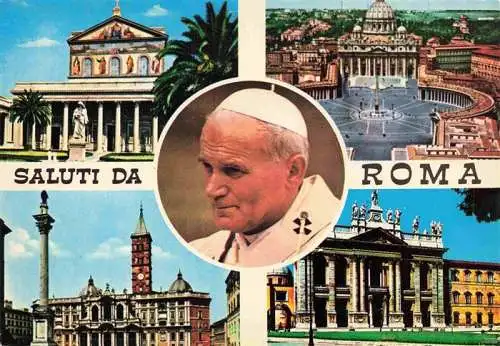 AK / Ansichtskarte 73968056 Papst_Pope_Pape-- Joannes Paulus P.P. II Roma