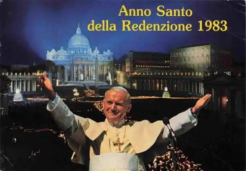AK / Ansichtskarte 73968060 Papst_Pope_Pape-- Anno Santo della Redenzione ROMA Hl. Peterskirche