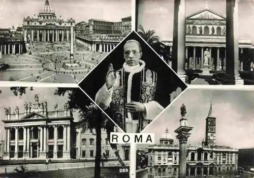 AK / Ansichtskarte 73968064 Papst_Pope_Pape-- Roma 