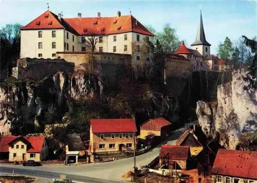 AK / Ansichtskarte  Freienfels_Oberfranken_Hollfeld_Bayern Teilansicht mit Schloss