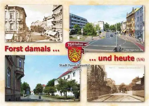AK / Ansichtskarte  Forst_Lausitz Forst damals und heute 750 Jahre
