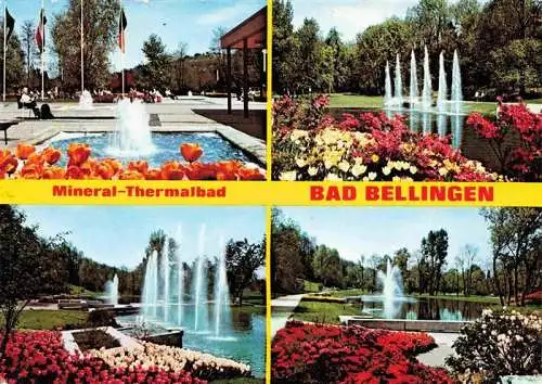 AK / Ansichtskarte  Bad_Bellingen Mineral-Thermalbad Kurpark Wasserspiele