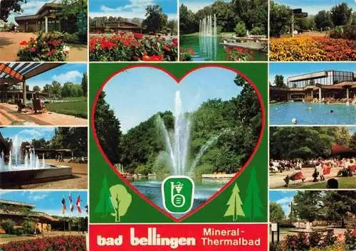 AK / Ansichtskarte  Bad_Bellingen Mineral-Thermalbad Kurpark Wasserspiele