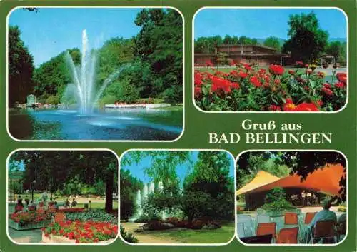 AK / Ansichtskarte  Bad_Bellingen Kurpark Wasserspiele Kurort im Markgraeflerland Schwarzwald