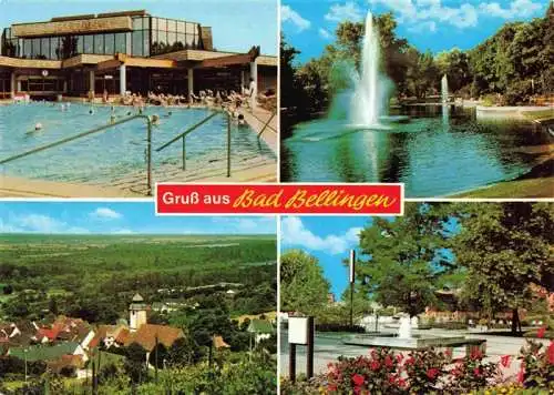 AK / Ansichtskarte  Bad_Bellingen Panorama Kurort im Markgraeflerland Schwarzwald Thermalbad Kurpark