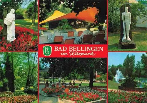 AK / Ansichtskarte  Bad_Bellingen Kurort im Markgraeflerland Schwarzwald Kurpark Statuen Konzertpavillon