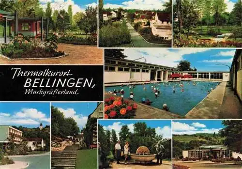 AK / Ansichtskarte  Bad_Bellingen Kurort im Markgraeflerland Schwarzwald Thermalbad Kurpark