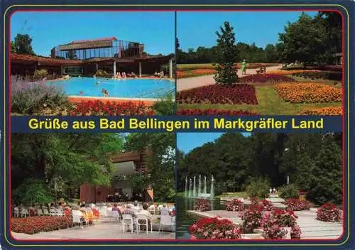 AK / Ansichtskarte  Bad_Bellingen Kurort im Markgraeflerland Schwarzwald Thermalbad Kurpark Konzertpavillon