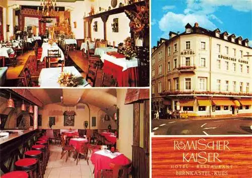 AK / Ansichtskarte 73968197 BERNKASTEL-KUES_Berncastel Hotel Restaurant Roemischer Kaiser