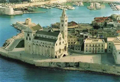 AK / Ansichtskarte  Trani_Puglia_IT Veduta panoramica della cattedrale veduta aerea